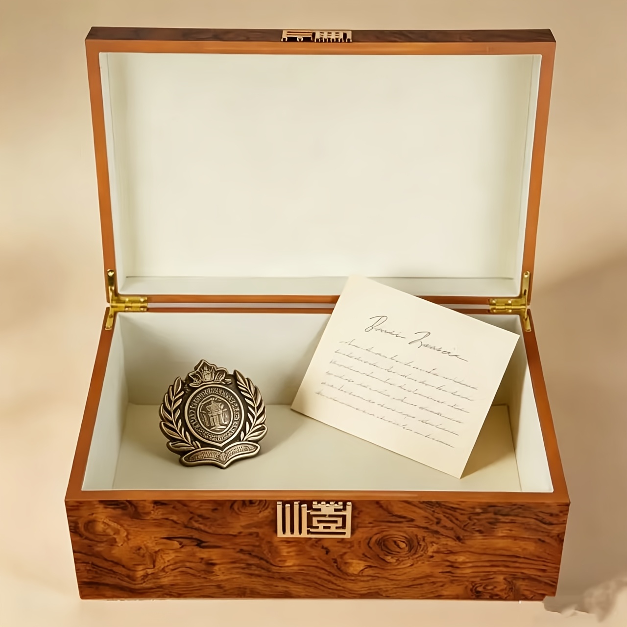 Customizable Letter Jewelry Box, High-End Luxury Design